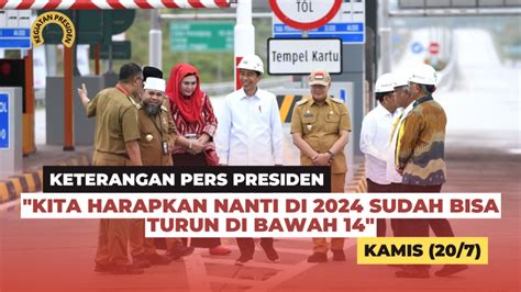 Sekretariat Kabinet Republik Indonesia Keterangan Pers Presiden