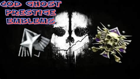 Call Of Duty Ghosts All 10 Prestige Emblems Youtube