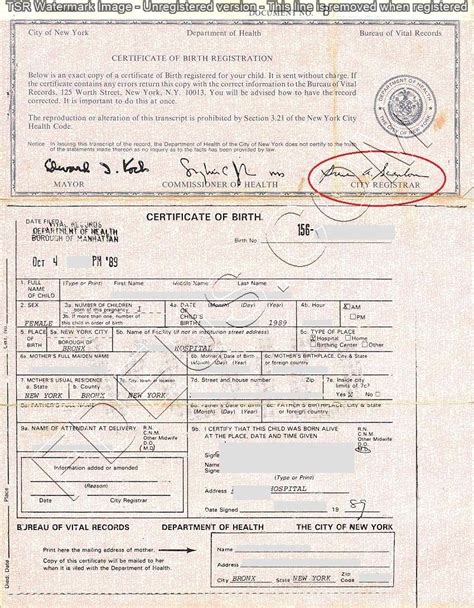 A long form birth certificate will show the name of the child and the names of both parents. This is a long form birth certificate signed by former ...