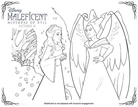 Coloring is a fun activity for children. Maleficent 2: Mistress of Evil Printable Activities