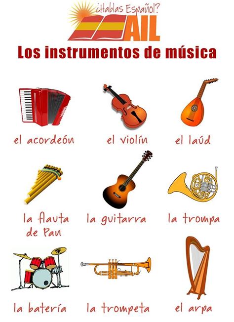 Spanish Lesson Plan Los Instrumentos Musicales Teaching Resources Porn Sex Picture