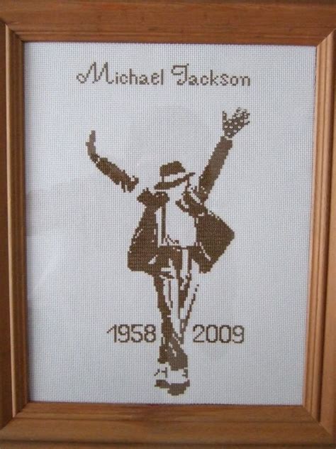 Michael jackson embroidery pattern contact us for other sizes. Free Michael Jackson Pattern!! | Cross stitch patterns ...