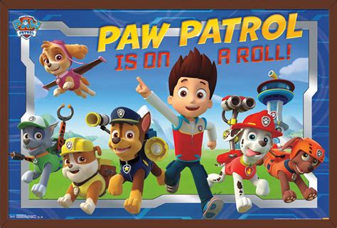 Nick Jr Paw Patrol Crew Poster Walmart Walmart