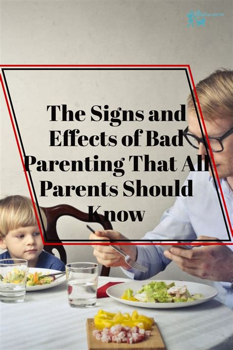 Signs & Effects Of Bad Parenting That All Parents Should ...