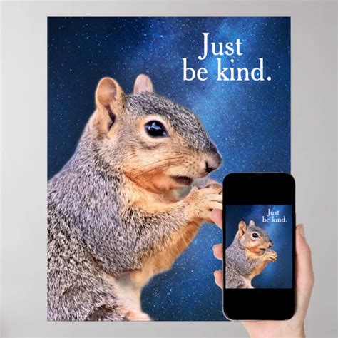 Just Be Kind Poster Zazzle