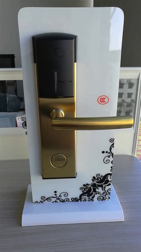 2019 Stainless Steel Keyless Electronic Door Lock Hotel Card Key Lock