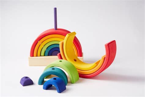 Grimms Rainbow Stacking Tower Conscious Craft