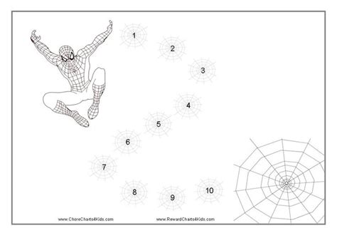 spiderman behavior chart google search worksheets for toddlers