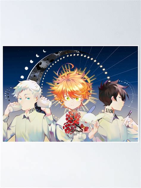 Yakusoku No Neverland Poster For Sale By Rumbler98 Redbubble
