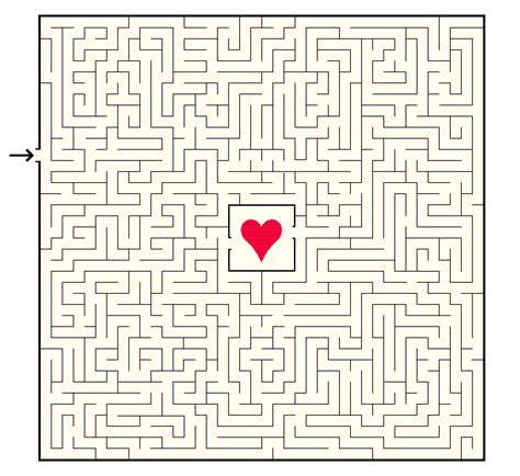 Valentine Maze With A Hidden Message Teds Fun And Games World