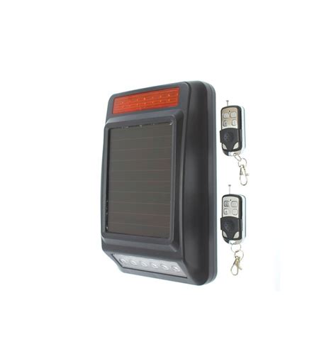 Long Range Wireless Perimeter Alarm With Solar Beams And Siren