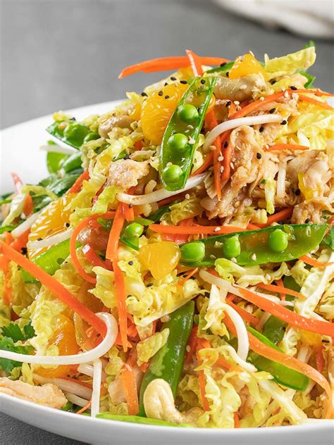 This chicken taco salad ingredients can be prepped in advance. Healthy Chinese Chicken Salad | Recipe | Healthy chinese ...