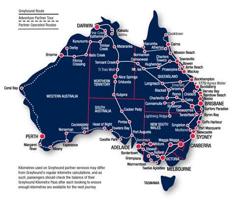 Map Of The Popular Routes Traveling Around Australia Australia Bucket
