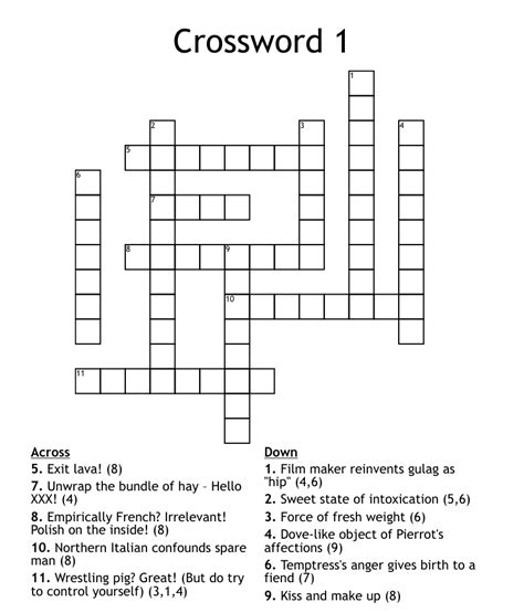 Crossword 1 Wordmint