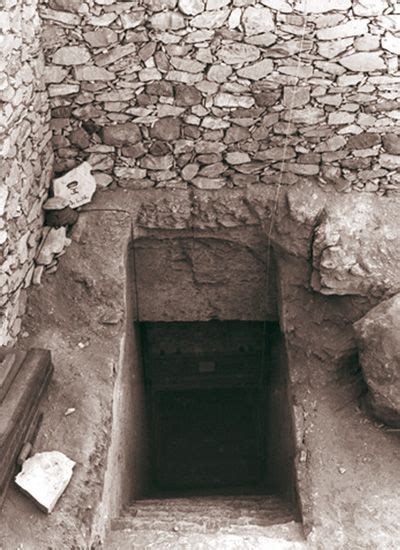 The Stone Stepped Entrance To The Tomb Of Tutankhamun As Found By