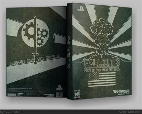 Fallout 3 Game Of The Year Edition Playstation 3 Box Art Cover By Daemon