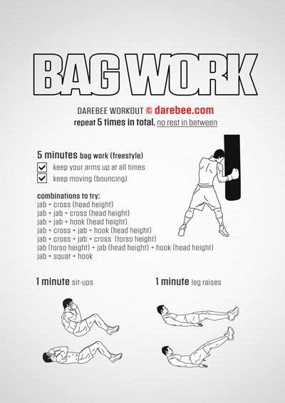 Maybe you would like to learn more about one of these? Visual Workouts More | Workout at work, Kickboxing workout ...