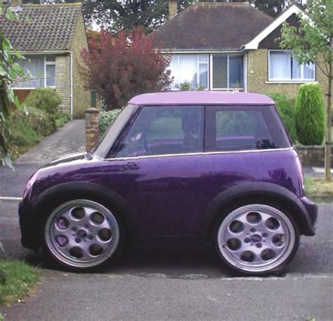 Remember, hot oil flows much better, so go for a ten minute ride before you pull the drain plug. Mini Mini Cooper "Penny Racer" | Cute cars, Purple, All ...