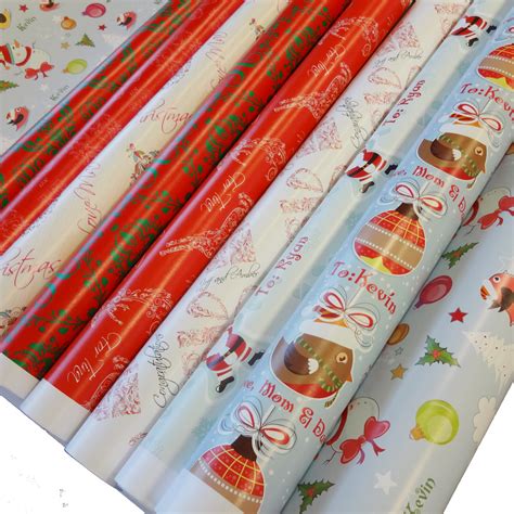 Custom Vintage Floral Wrapping Paper Roll Medium Personalized