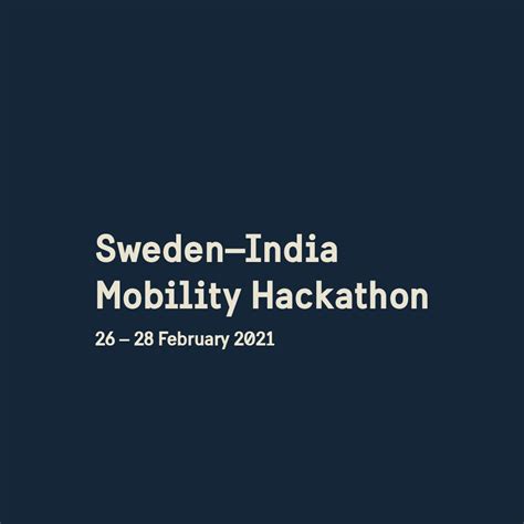 Innovate And Co Create In The Sweden India Mobility Hackathon In Cooperation With Altair