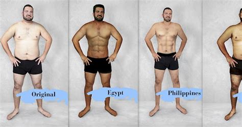 This Guy Had His Body Photoshopped In 18 Countries The Different