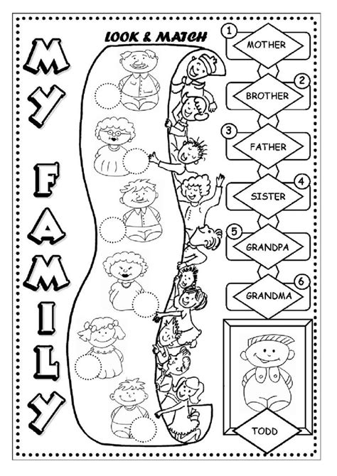 Are you a coloring games fans?. 8 best The Family ESL English worksheets images on ...