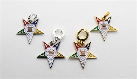 Order Of The Eastern Star Oes Masonic Charms In Silver And Etsy