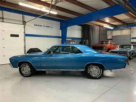 1967 Chevelle True 138 Ss 396 4 Speed Posi Marina Blue True Muscle Classic Chevrolet
