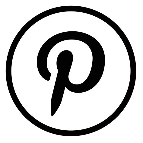 Pinterest Logo Png Transparent Image Download Size 1600x1600px