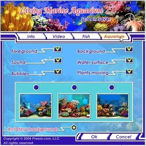 Living Marine Aquarium 2 Software Informer Screenshots
