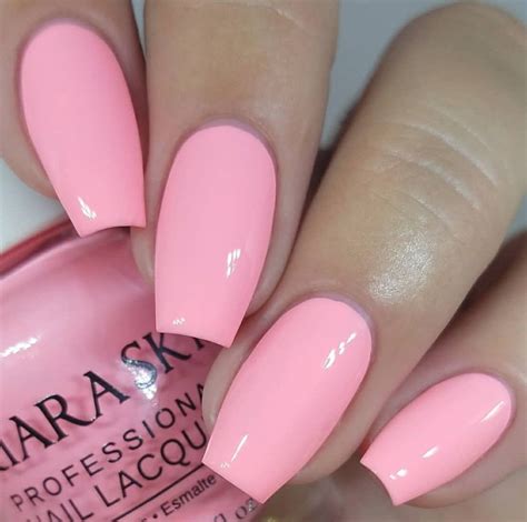 Blush Pink Nails Light Pink Nails Sky Nails Pink Nail Polish