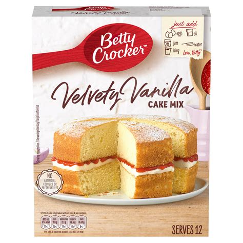 Betty Crocker Velvety Vanilla Cake Mix 425g Home Baking Iceland Foods