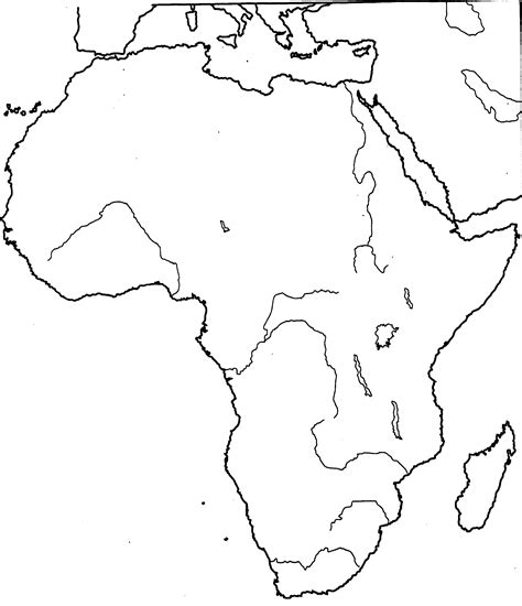 List Of Blank Map Of Africa Worksheet References