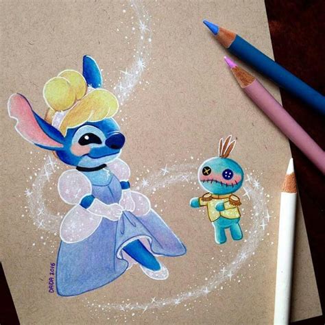 Art Blue Cute Disney Draw Image 4557441 By Violanta On
