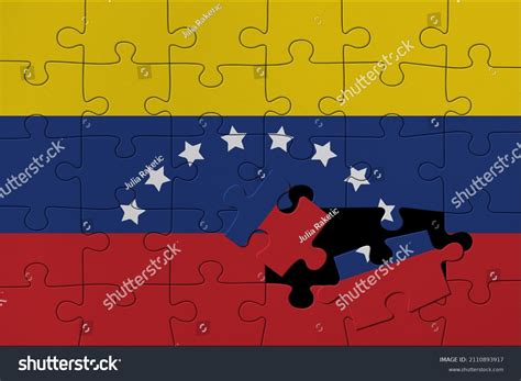 World Countries Broken Puzzle Background Colors Stock Illustration