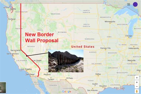 Trumps New Border Wall Will Exclude California Parts Of Oregon And
