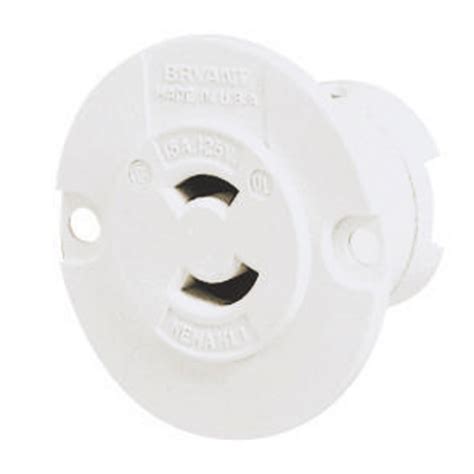 Locking Devices Bryant Midget Locking Industrial Flanged Receptacle