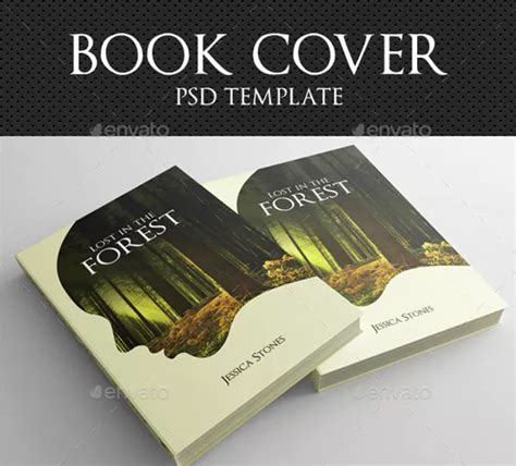 Book Cover Design Template Free Download Psd Updated