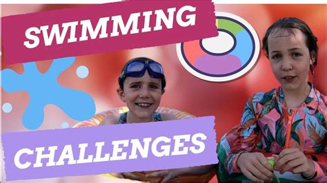 Summertime Swimming Challenge Swimming Pool Challenges Tricks And
