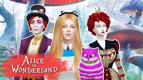 Alice In Wonderland Sims 4 Create A Sim Simsbiosis Youtube