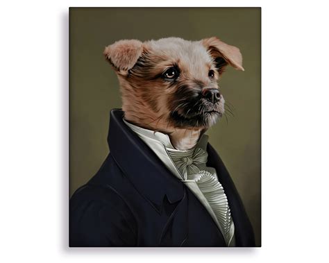 The Musician Dog In Suit Painting Pixels Photo Art