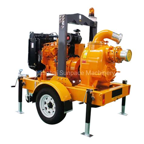 8 Inch Self Priming Diesel Engine Centrifugal Pump Flood Control Pump