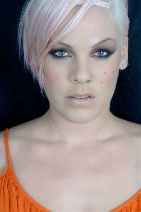 Pink Very Young Maybe Before She Got Huge Pink Singer Short Hair