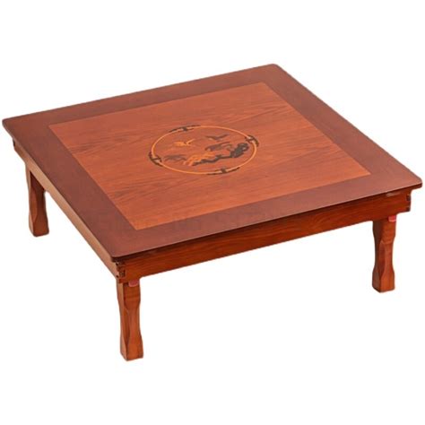 80x60cm Rectangle Korean Table Legs Foldable Living Room Antique Table