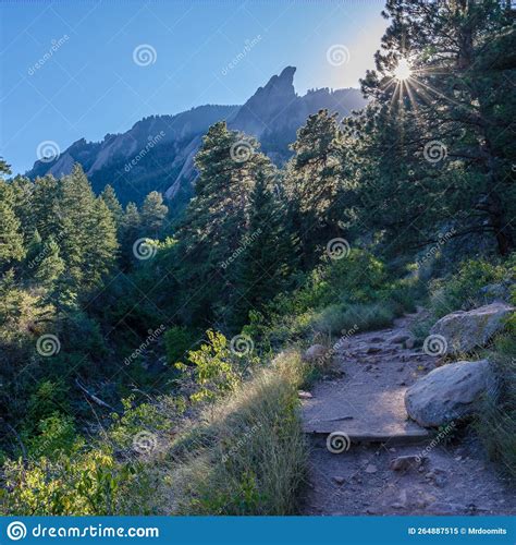 Flatiron Mountains In Boulder Colorado Stock Image Image Of Flatirons