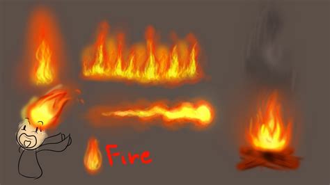 How I Drawcolor Fire Tutorialspeedpaint Youtube