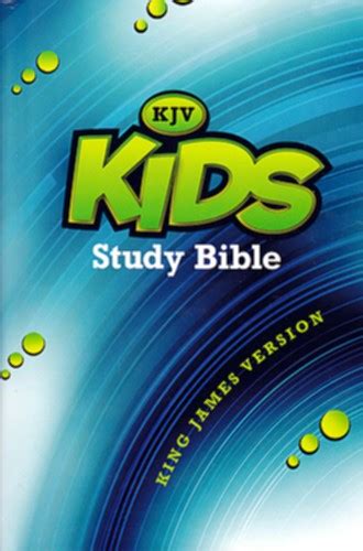 Kjv Kids Study Bible Bluegreen Hardback Kjv Book Icm Books