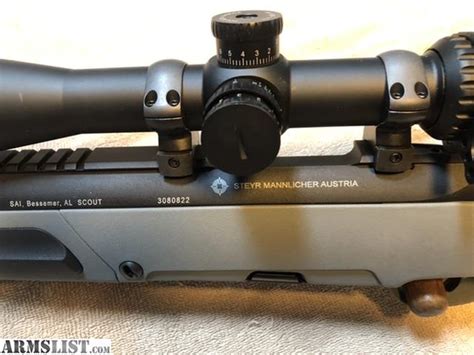 Armslist For Sale 308 Steyr Scout Bolt Action With 4x16 Truglow Scope