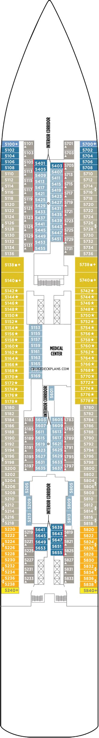Norwegian getaway deck 10 plan (studios lower) deck layout and review. Norwegian Getaway Deck 5 Deck Plan Tour