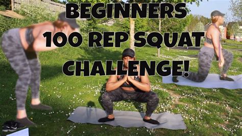 100 rep squat challenge for thicker thighs youtube